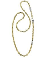 Collana Zancan Uomo in Oro giallo Diamante EC505BG